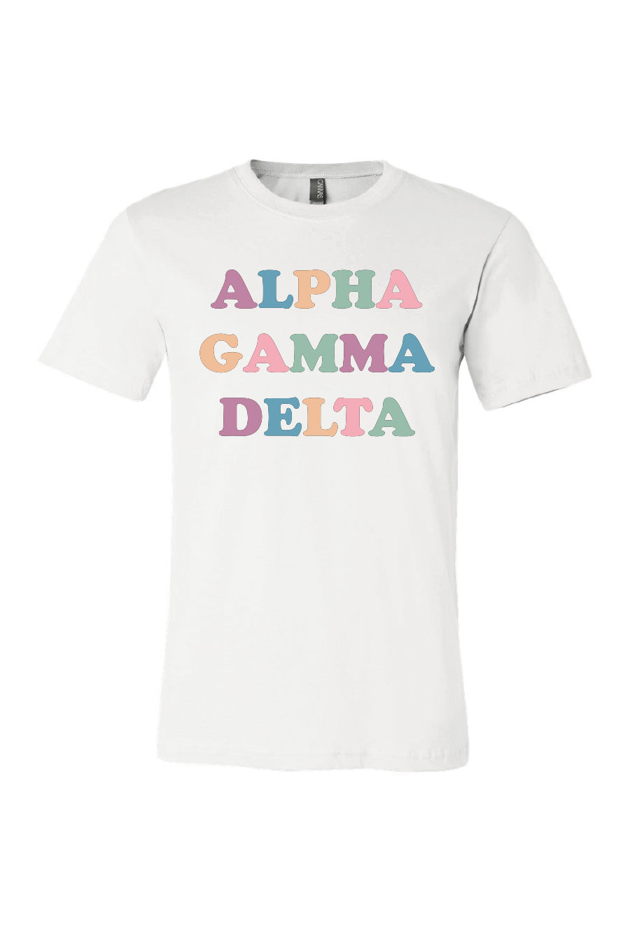 Pastel Alpha Gamma Delta Tee