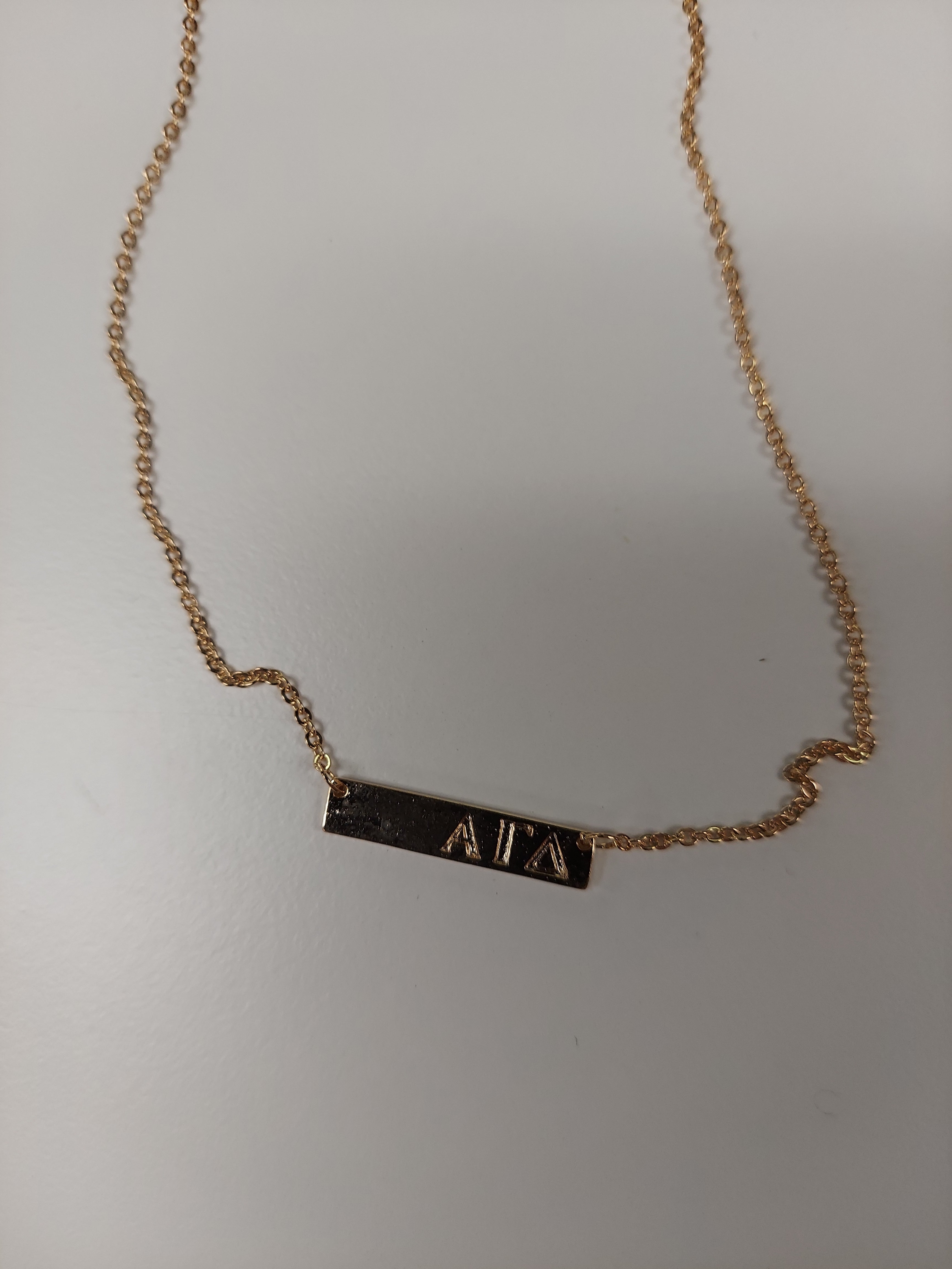 Gold Bar Necklace