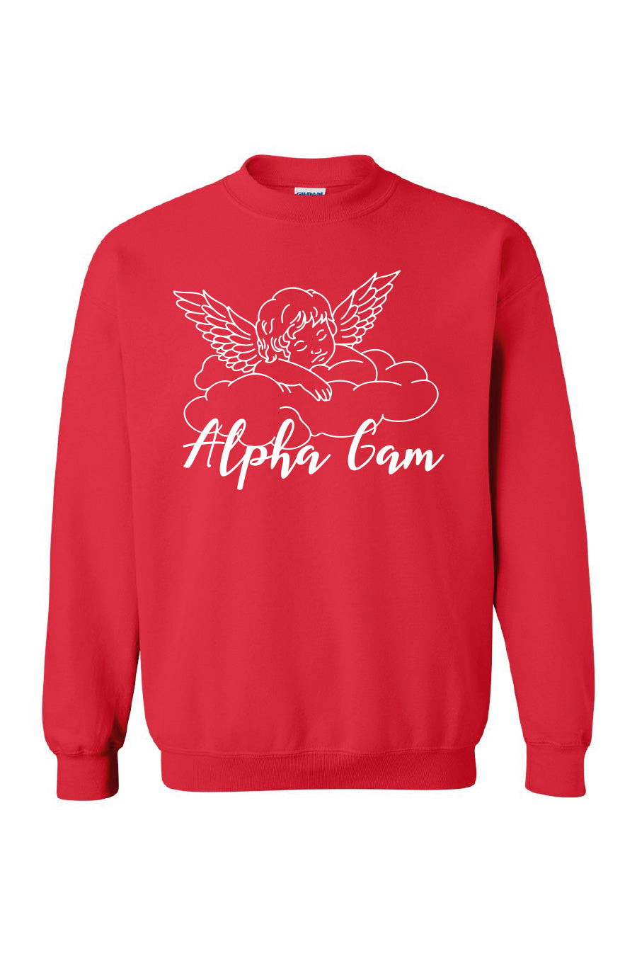 Alpha Gam Angel Crewneck